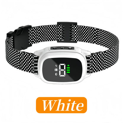 Pet Dog Anti Barking Device Waterproof Ultrasonic Stop Barking Vibration Anti Bark Collar Dogs Training Collar For all dogs